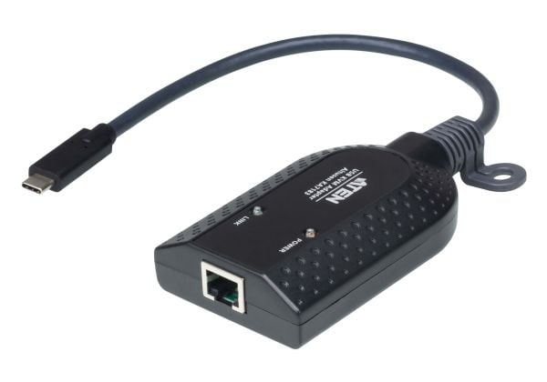 ATEN KA7183 - Tastatur / video / musadapter (KVM) - RJ-45 (hunn) til USB-C (hann) - 5 V