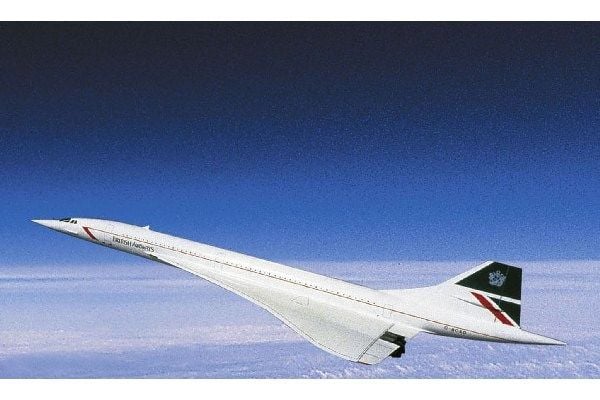Revell Concorde British Airways, Luftfarkostmodell med fast vinge, Monteringssats, 1:144, Concorde British Airways, Plast, Mellanliggande