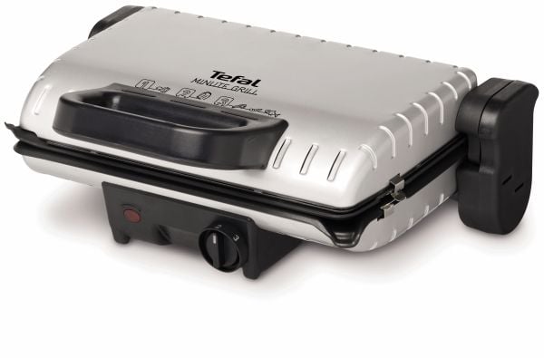 Tefal Minute Grill GC2050, Sort, Sølv, Aluminium, Rektangulær, Griddle, 300 x 170 mm, 1600 W