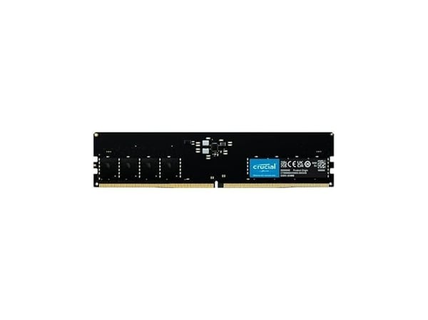 Crucial - DDR5 - modul - 16 GB - DIMM 288-pin - 4800 MT/s / PC5-38400 - CL40 - 1.1 V - ikke-bufret - ikke-ECC