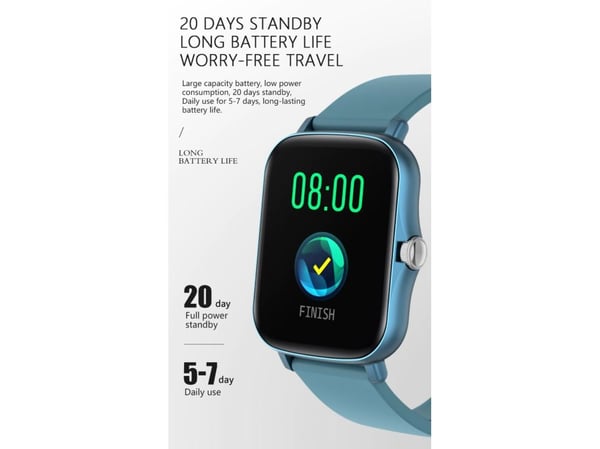 Senbono Sports Watch SMARTWATCH SPORT WATCH SENBONO LADY Y20 BLUE