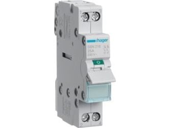 Hager SBN216, 16 A, 440 V, 1 modul(er), -20 - 50 °C, -40 - 80 °C, 17.5 mm