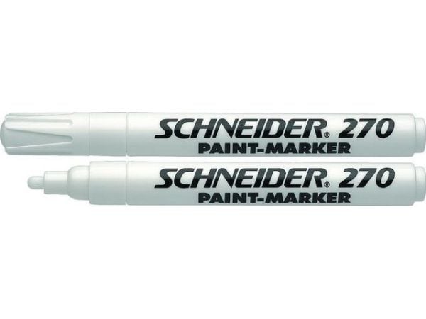 Schneider Maxx 270 - Markør - hvit - alkoholbasert blekk - 1-3 mm