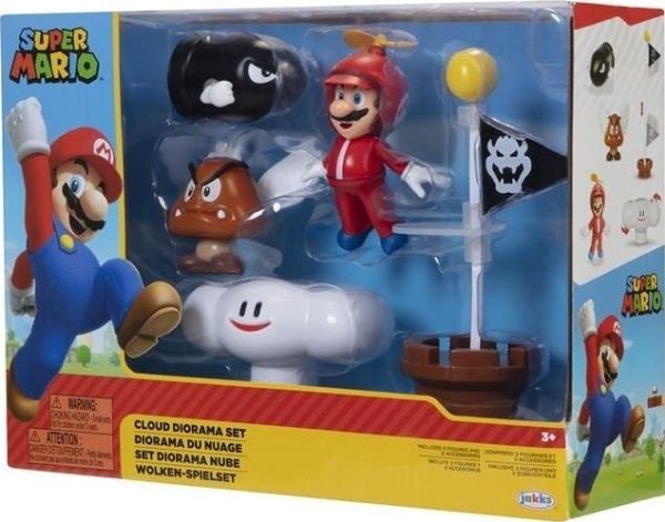 "Jakks Pacific Super Mario-figur - Cloud Diorama-sett