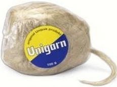 Unigarn 100g nøgle pakgarn til tætning af gevindsamlinger med Unipak, Multipak eller Pakol