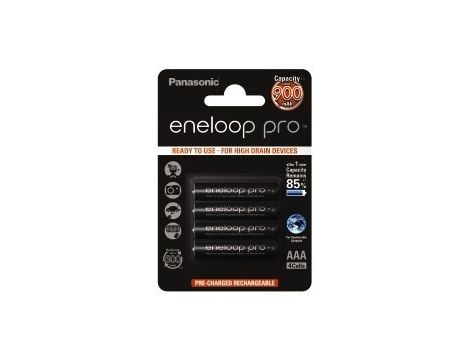 Panasonic Eneloop Pro HR-4UWXB - Batteri 4 x AAA - NiMH - (ladbare) - 930 mAh
