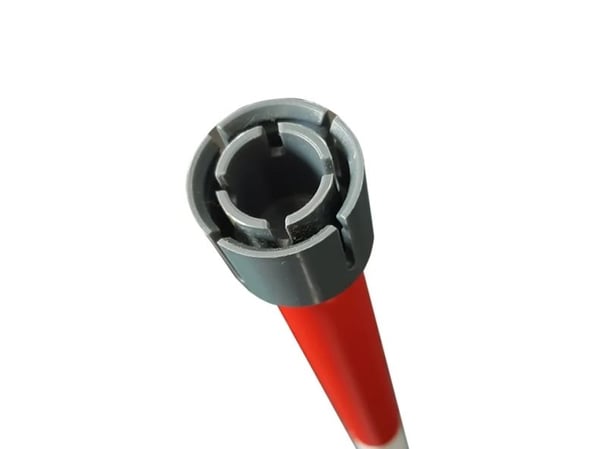Vileda 4003790014673, Håndgrep til mopp, Svart, Rød, 1 stykker, 1260 mm