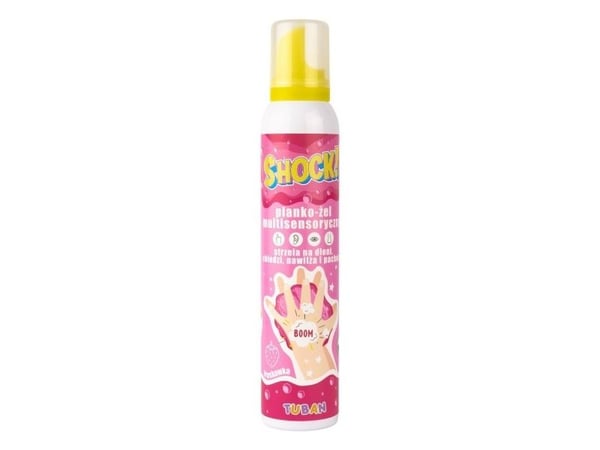 Tuban Shock! multisensorisk skumgel - 200 ml - bringebær (TU3401)