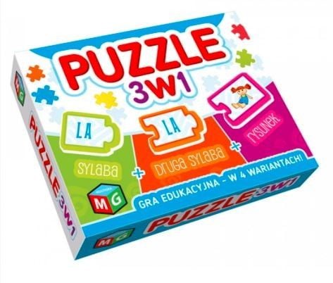 Multigra pussel 3-i-1