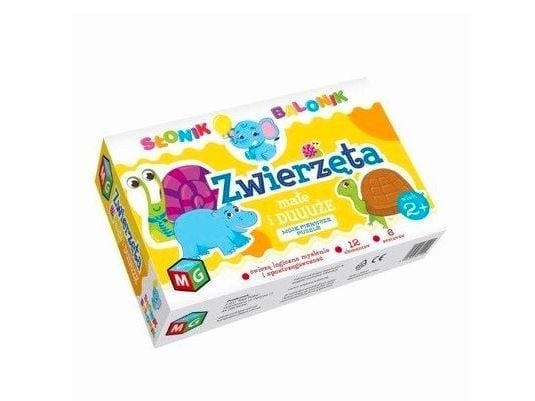 Gra Puzzle Zwierzêta du¿e i ma³e S³onik Balonik