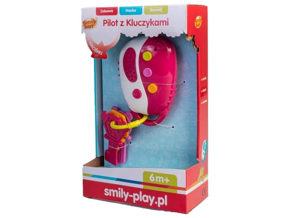 Smily Play Pilot med nøkler rosa (5831219)
