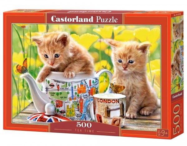 Castorland Tea Time 500 pcs, 500 kpl, Kasvisto, 9 vuosi/vuosia