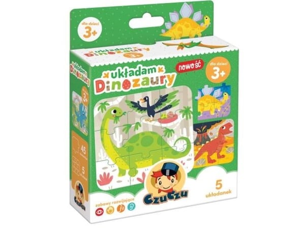 CZUCZU 5902983491163, 9 stykker, Dinosaurer, 3 år