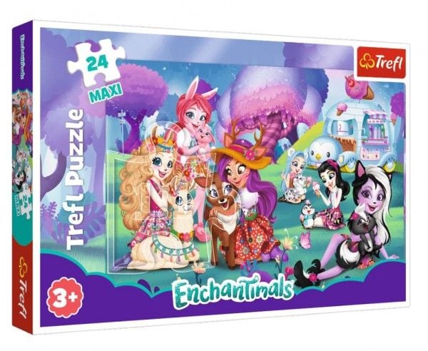 Trefl puslespill 24 maxi Wesoly swiat Enchantimals