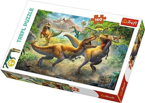 Trefl-puslespill, 160 deler - Fighting Tyrannosaurs (GXP-645423)