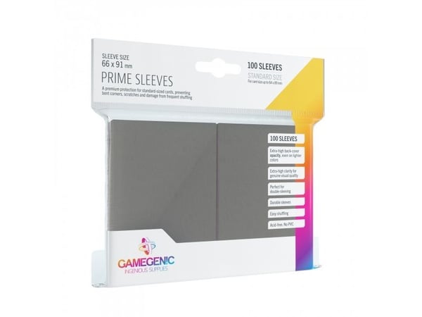GameGenic Prime Sleeves Grey