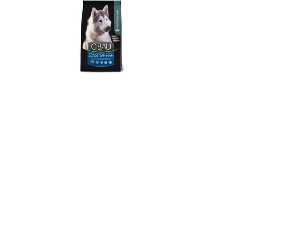 Farmina CIBAU Sensitive Fish Medium/Maxi torrfoder för hund 14 kg GRATIS