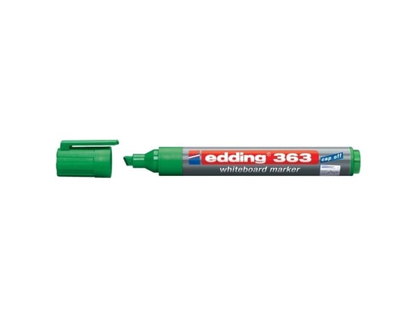 Edding 363 whiteboardmarker, sned spets, grön