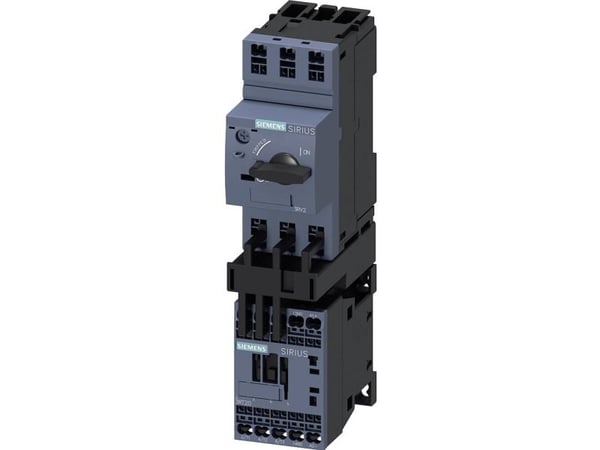 Siemens 3RA2110-0EE15-1BB4 3RA21100EE151BB4 Forbrugsafgrening Motorydelse ved 400 V 0,09 kW 690 V Nominel strøm 0,3 A