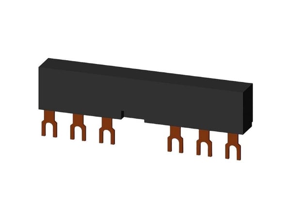 Samleskinne 3RV1 2F 63mm 3 kontakt gaf