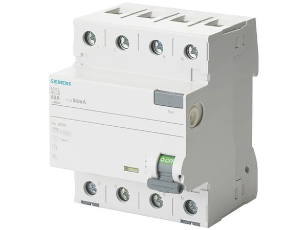 Siemens 5SV36546 FI säkerhetsbrytare 40 A 0,3 A 500 V