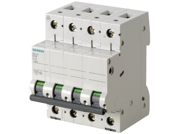 Automatsäkring 5SL C 63A 3P+N 10kA