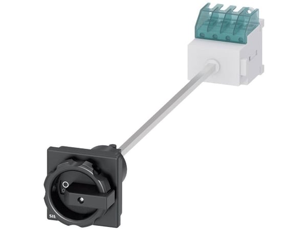 Nödströmbrytare 4P 16A 7,5kW svart handtag