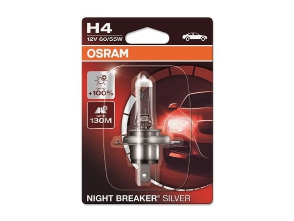 Osram Night Breaker Silver - H4 - 60/55W - 12V - Blister