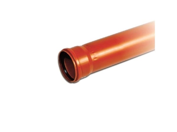 PVC avloppsrör Ø110 mm längd 3000 mm SN4