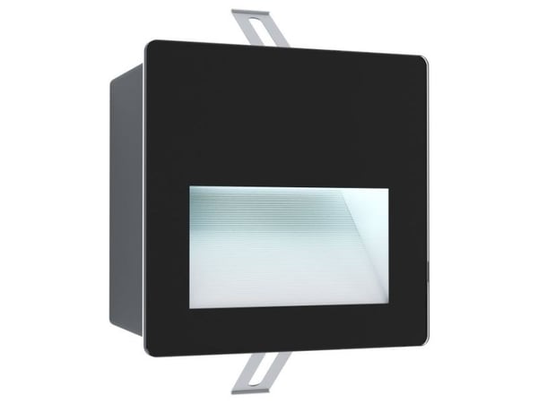 EGLO 99574 - Aracena, Innsunket spotlight, 1 ampuller, LED, 3,7 W, 4000 K, Sort, Hvit