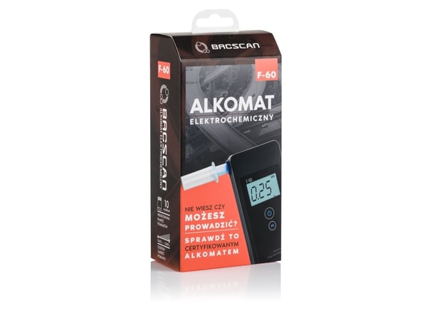 BACscan F-60 alkoholmeter 0 - 5% Grå