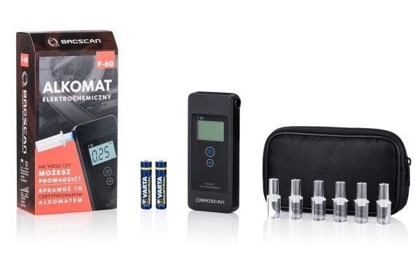 BACscan F-60 alkoholmeter 0 - 5% Grå