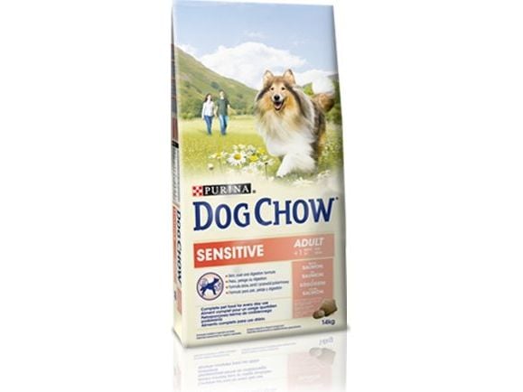 Purina DOG CHOW Sensitive Adult, Adult (animal), Laks, 14 kg