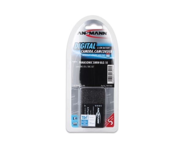 ANSMANN A-Pan - Batteri - Li-Ion - 730 mAh - för Panasonic Lumix DC-TZ93, TZ95, TZ96, ZS200, DMC-TZ82, LX100, ZS80; Lumix G DC-G100, GX9