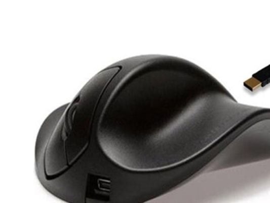 Hippus HandShoeMouse Høyre Medium - Vertikal mus - Høyrehendt - Laser - 3 knapper - trådløs - trådløs mottaker (USB) ( M2UB-LC ) Hippus HandShoeMouse Høyre Medium - Vertikal mus - Høyrehendt - Laser - 3 knapper - trådløs - trådløs mottaker (USB) ( M2UB-LC )