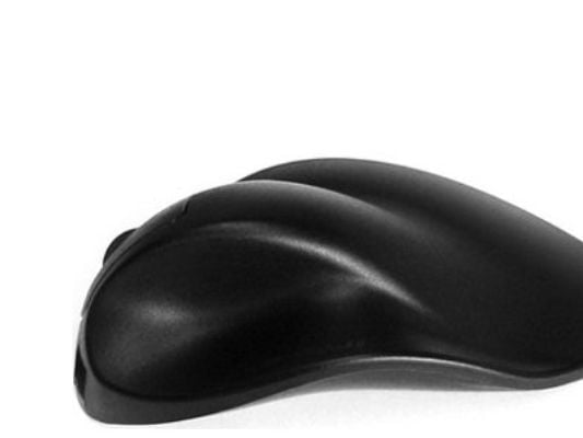 Hippus HandShoeMouse Høyre Medium - Vertikal mus - Høyrehendt - Laser - 3 knapper - trådløs - trådløs mottaker (USB) ( M2UB-LC )