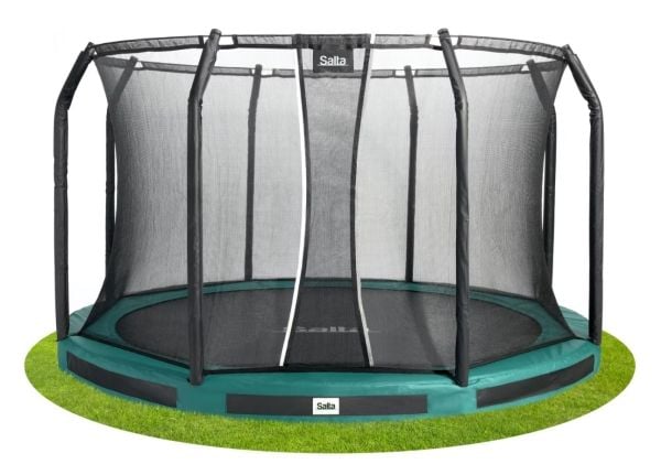 Trampoliini Premium Ground Combo 427 cm vihreä