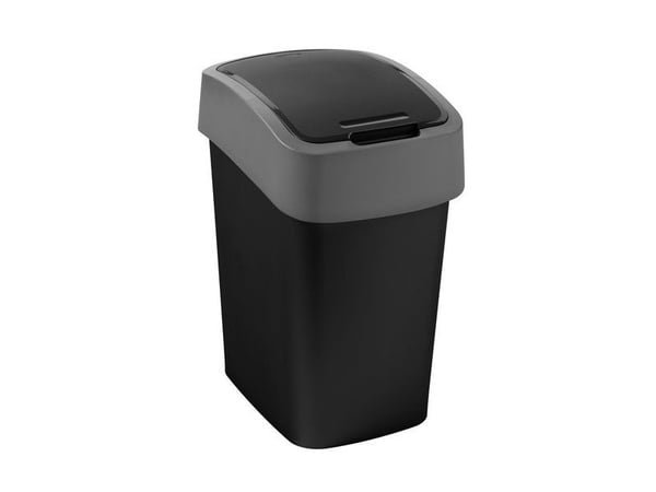 Curver Flip, 10 l, Rektangulær, Plast, Sort, Grå, Plast, 235 mm