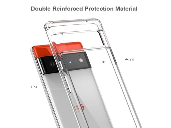 JT BERLIN 4260464228037, Etui, Google, Google Pixel 6 Pro, 17 cm (6.71"), Gjennomsiktig