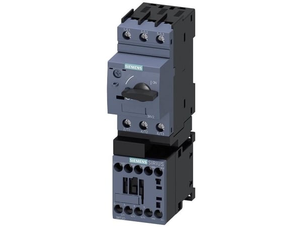 Siemens 3RA2110-0DA15-1BB4 3RA21100DA151BB4 Forbrugsafgrening Motorydelse ved 400 V 0,09 kW 690 V Nominel strøm 0,3 A