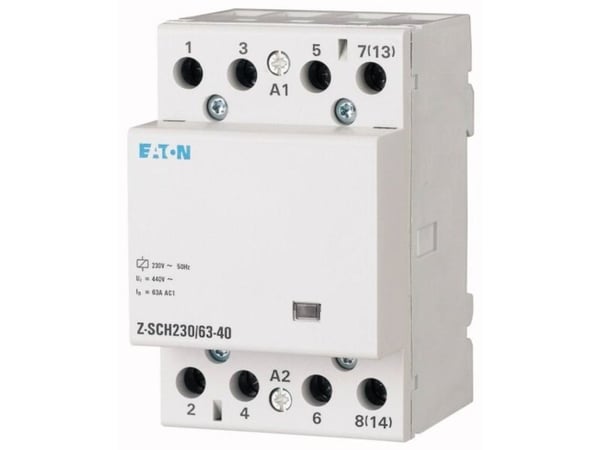 Eaton Z-SCH230/63-40 Asennussuojaus Nimellisjännite: 230 V, 240 V Katkaisuvirta (max.): 63 A 4 x rajakytkin 1 kpl 1 kpl
