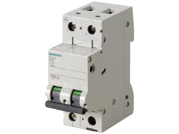 Siemens 5SL4506-6, Dvärgbrytare, Typ B, 10000 A, IP20, 230 V