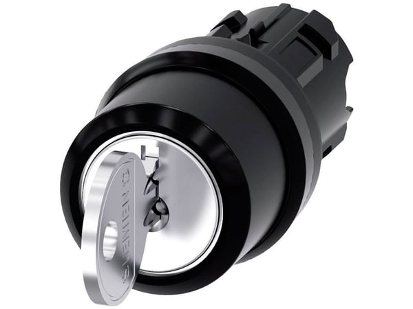 Siemens 3SU10004BP610AA0 3SU1000-4BP61-0AA0 nyckelkontakt 2 x 45° IP66, IP67, IP69/IP69K 1 st