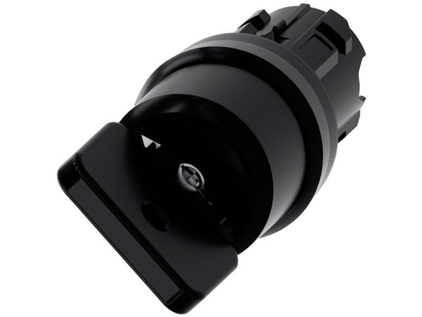 Nyckelomkopplare O.M.R. 22 mm rund plast svart