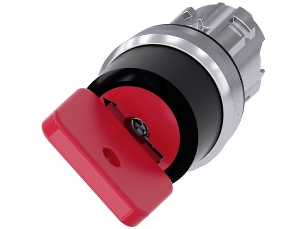 Siemens 3SU1050-4FF11-0AA0 nyckelbrytare, 1 x 90°, IP66/67/69/IP69K