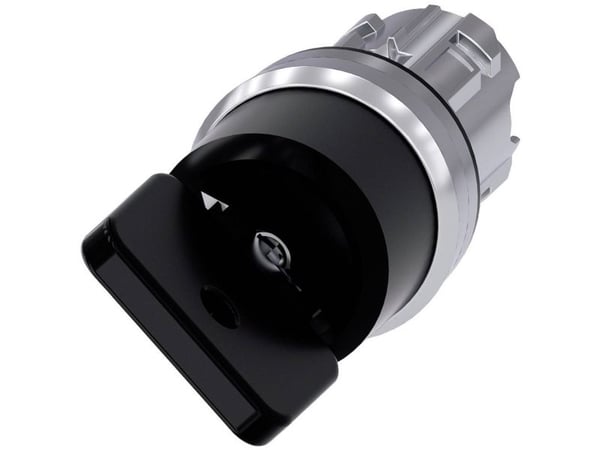 Siemens 3SU10504HF010AA0 3SU1050-4HF01-0AA0 nyckelkontakt 1 x 90° IP66, IP67, IP69/IP69K 1 st