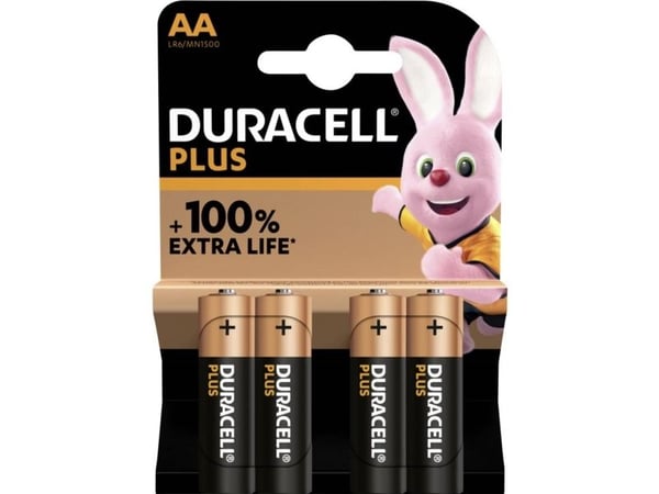 Duracell Plus Power MN1500 - Batteri 4 x AA-type - Alkalisk