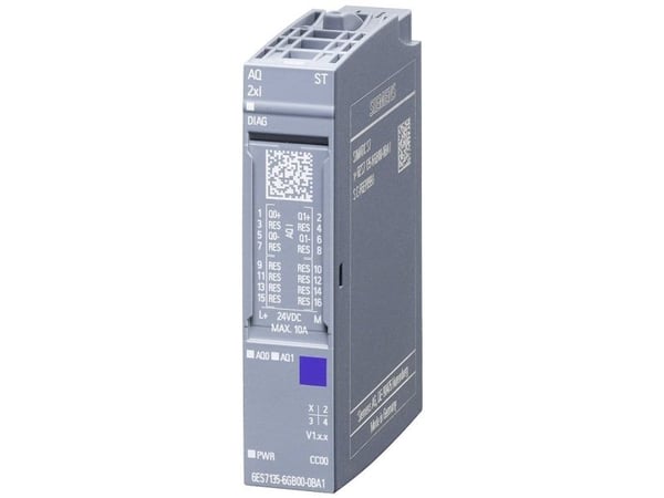 Siemens 6ES7135-6GB00-0BA1, Analog, Systemeffekt, Flerfarget, 39 g, 65 mm, 23 mm