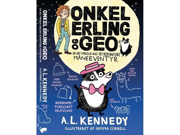 Onkel Erling og Geo og det virkelig ikke så romantiske måneeventyret | A.L. Kennedy | Språk: Dansk