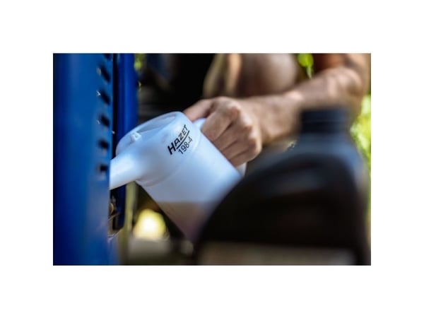 HAZET 198-4, 1 l, ml, High-Density Polyethylene (HDPE), Gjennomsiktig, Hvit, 120 g, 1 stykker